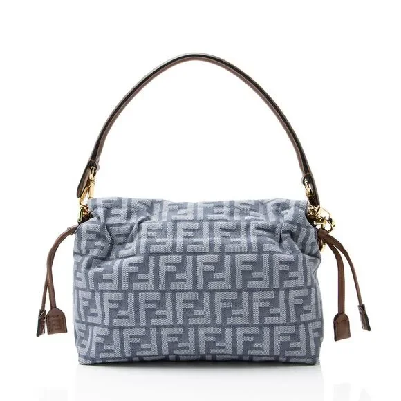 Fendi Denim Zucca Mamma Baguette Shoulder Bag - Picture 3 of 10